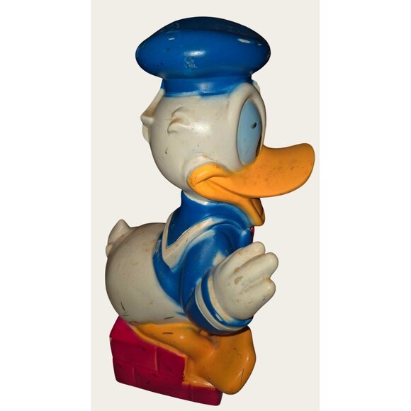 Vintage Donald Duck Plastic Coin Bank - Picture 2 of 9
